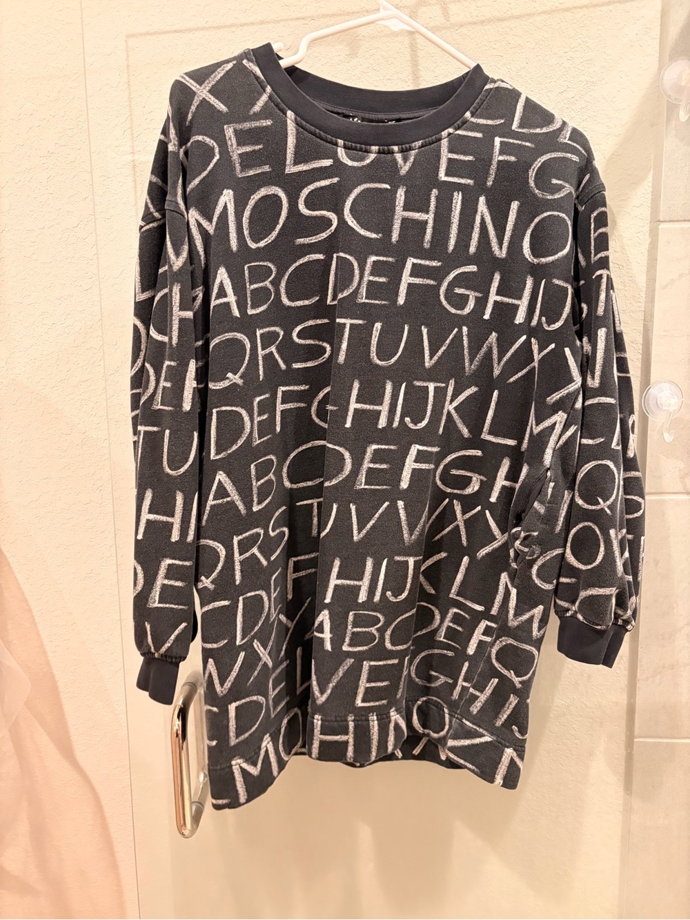 Love Moschino Logo Designer Pullover Authentic Women US-S/36